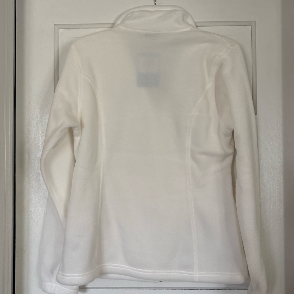 NWT Columbia Cream Full-Zip Fleece Jacket - Picture 3 of 6